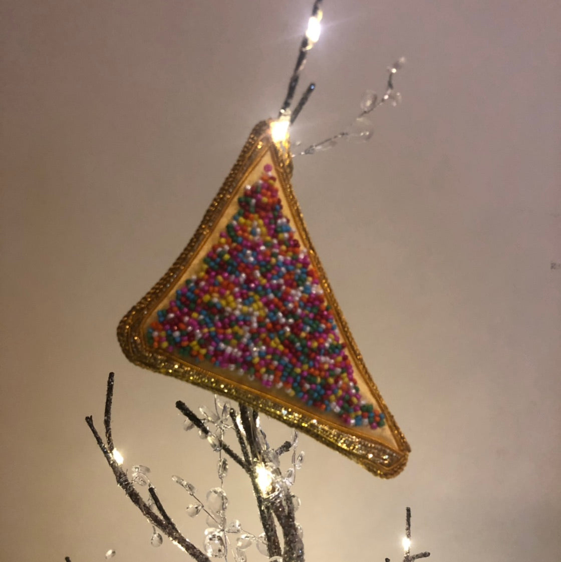 Fairy Bread Sequin Hanging Decoration