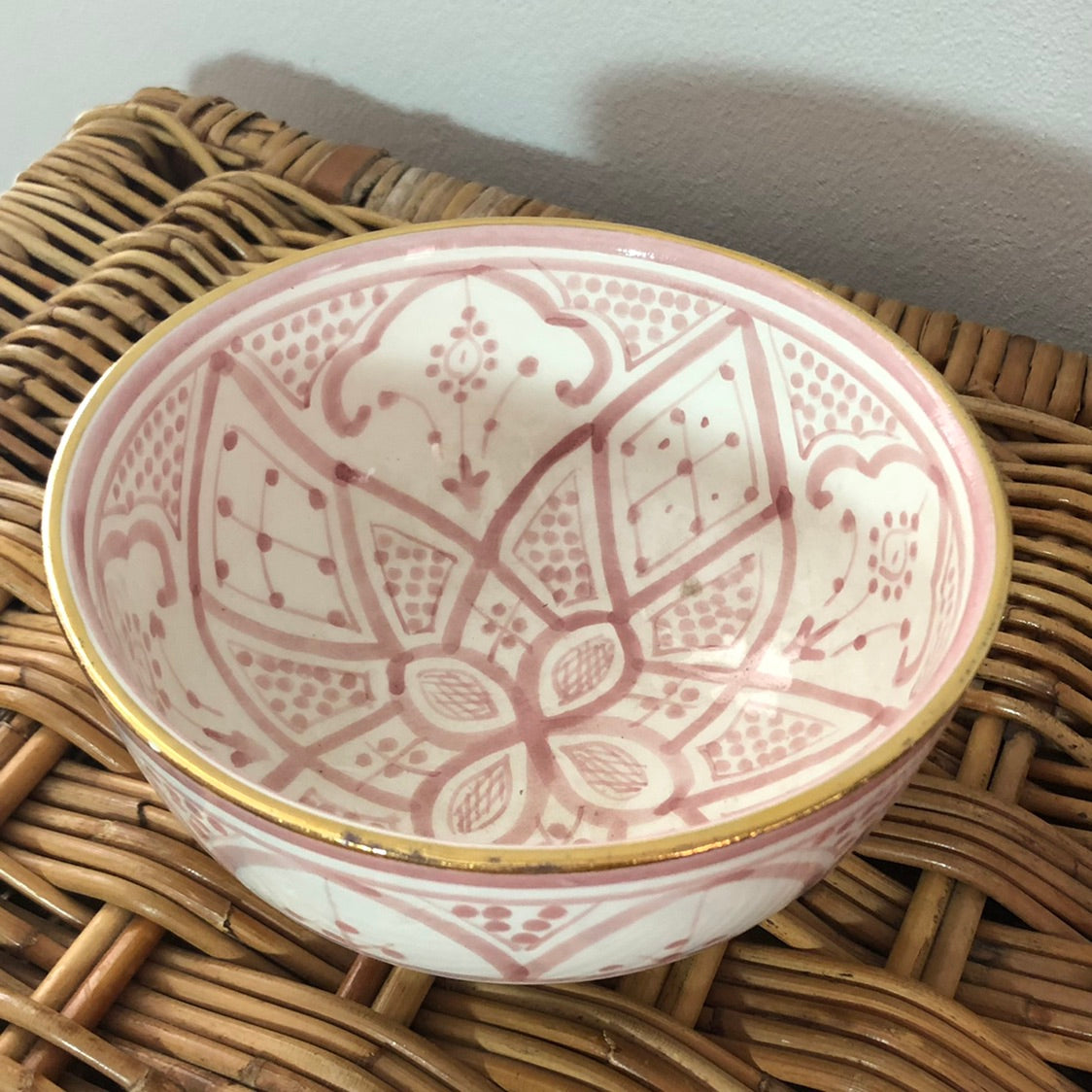 Genuine Rabat Safi Bowl - Medium in Rose