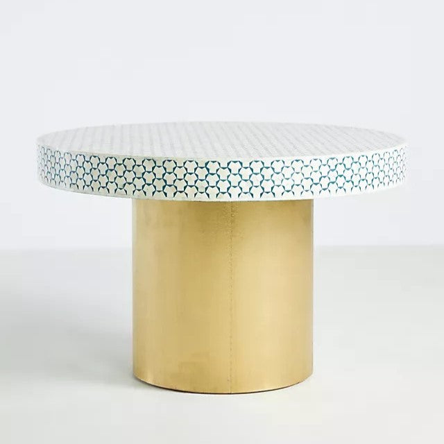 Raj Blue & Bone Inlay Cabinet