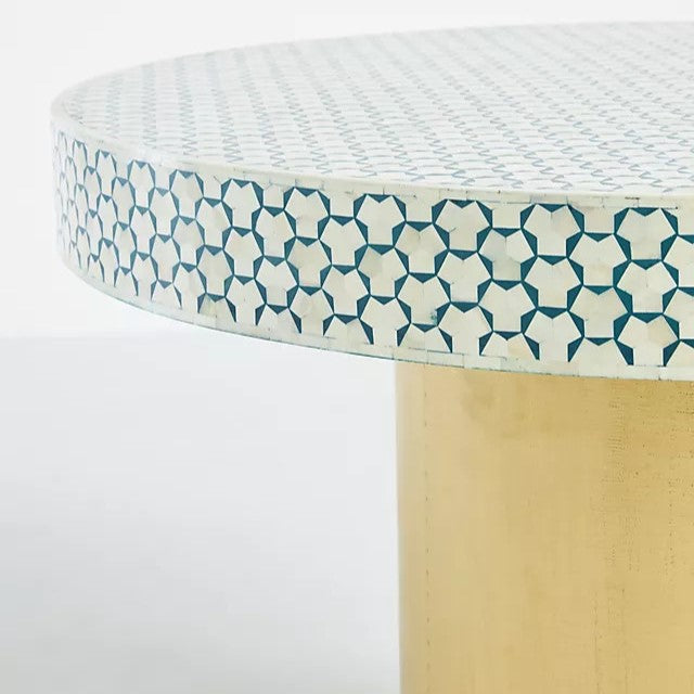 Raj Blue & Bone Inlay Cabinet