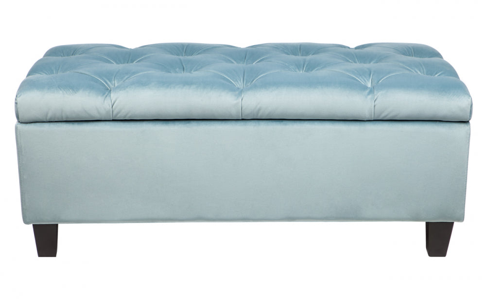 Pippa Storage Ottoman in Duck Egg Blue