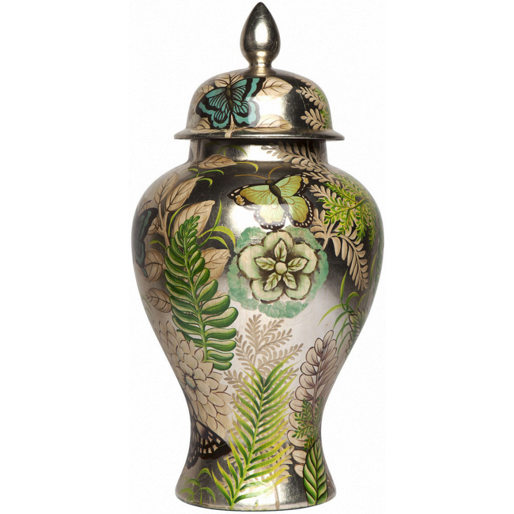 Butterfly Temple Jar
