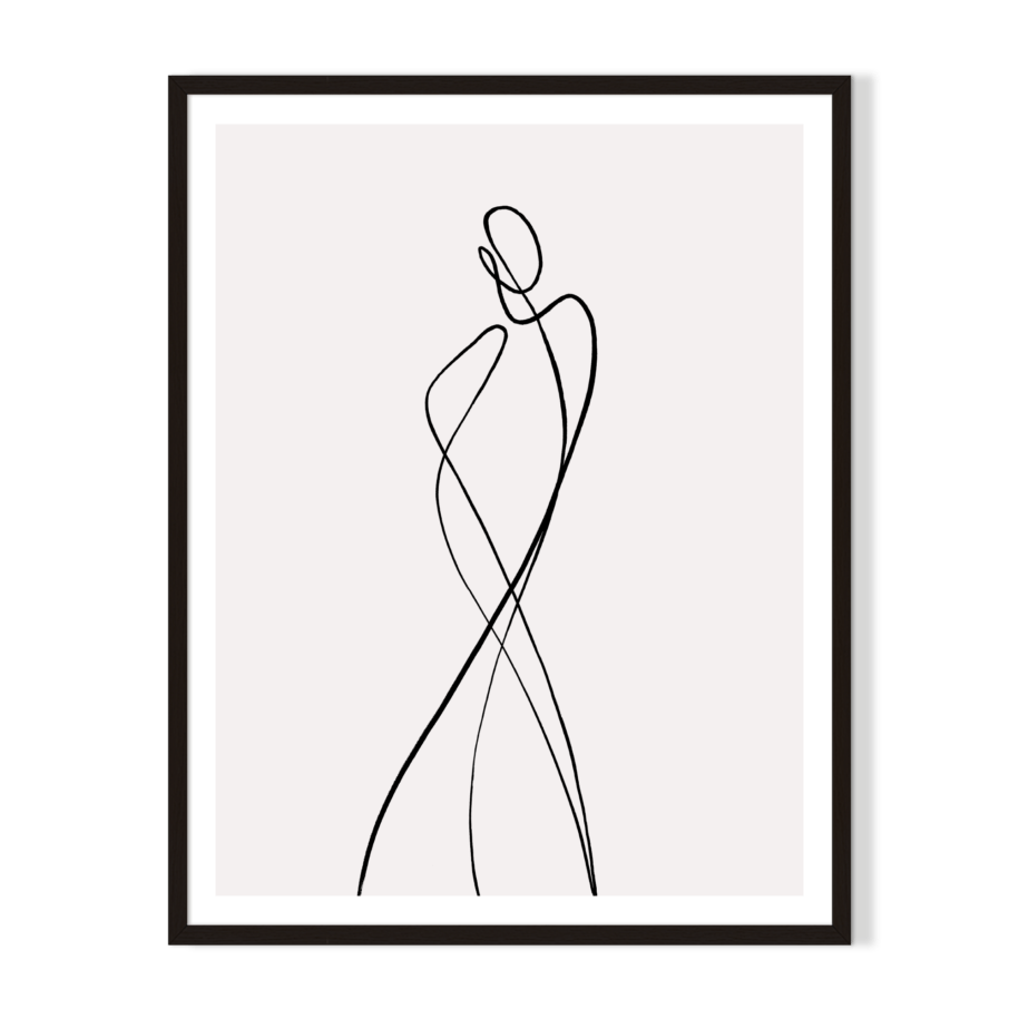Line Girl I Artwork