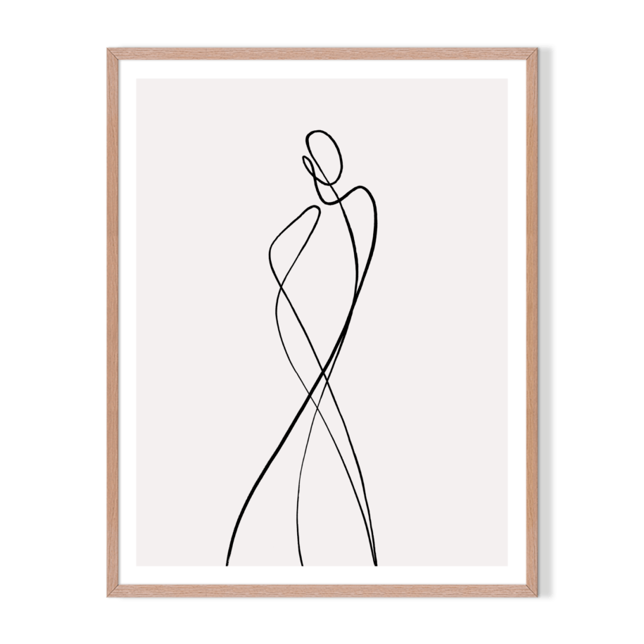 Line Girl I Artwork