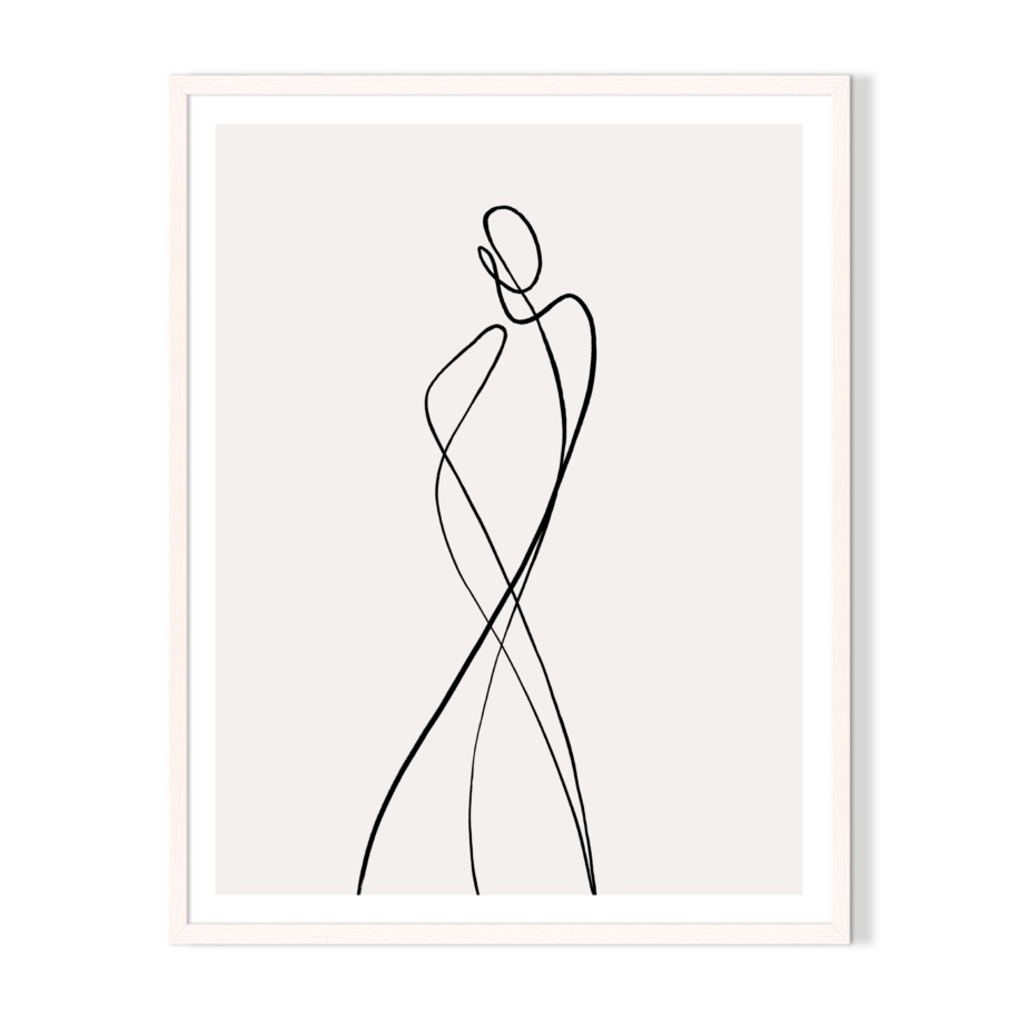 Line Girl I Artwork