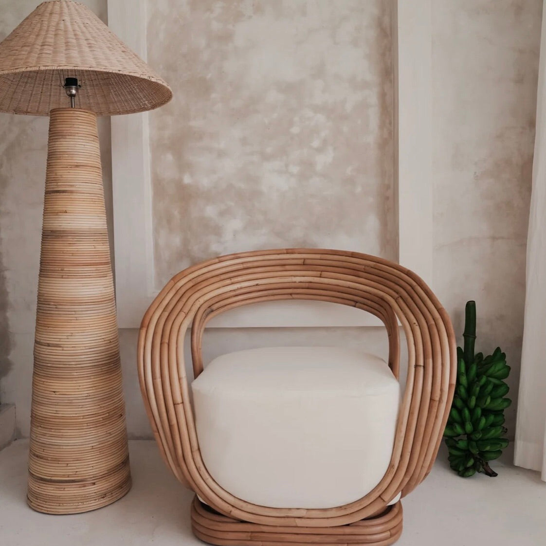 Rattan Retro Beach Chair