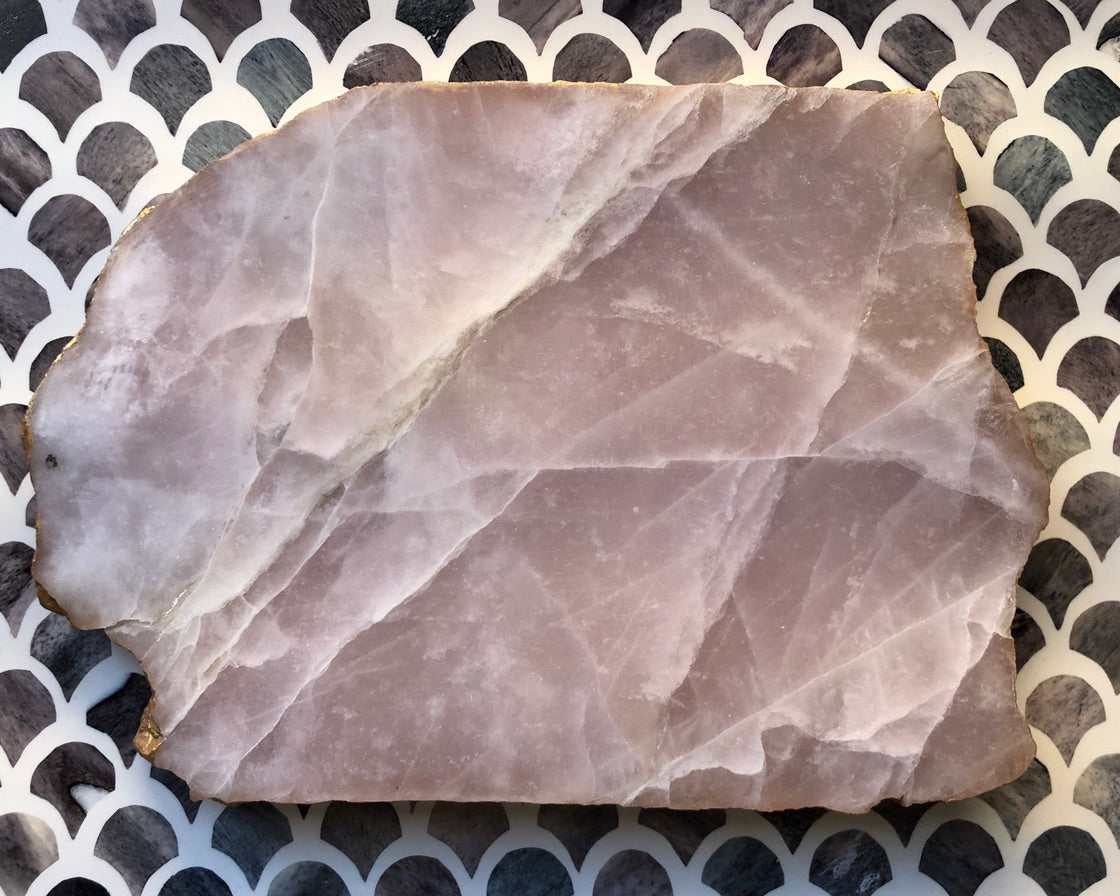 Agate Platter in Purple