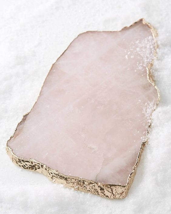Agate Platter in Purple