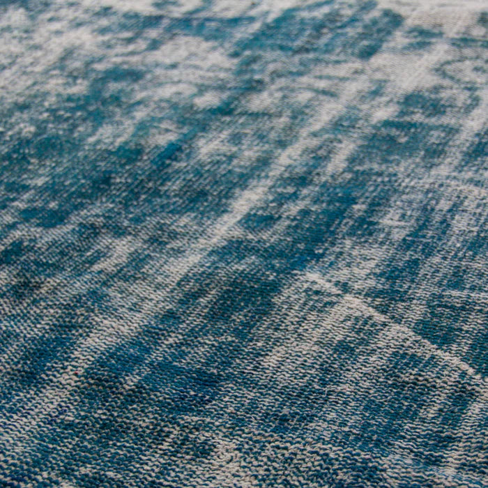Anatolian Patchwork Rug in Cerulean II