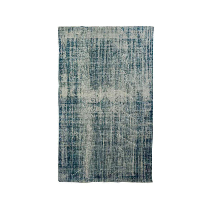 Anatolian Patchwork Rug in Cerulean II