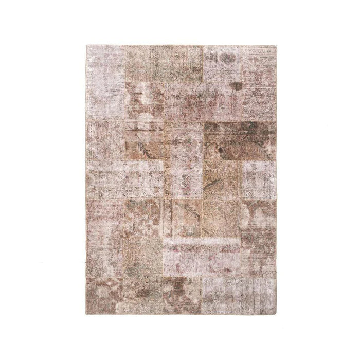 Anatolian Patchwork Rug in Earth Tones