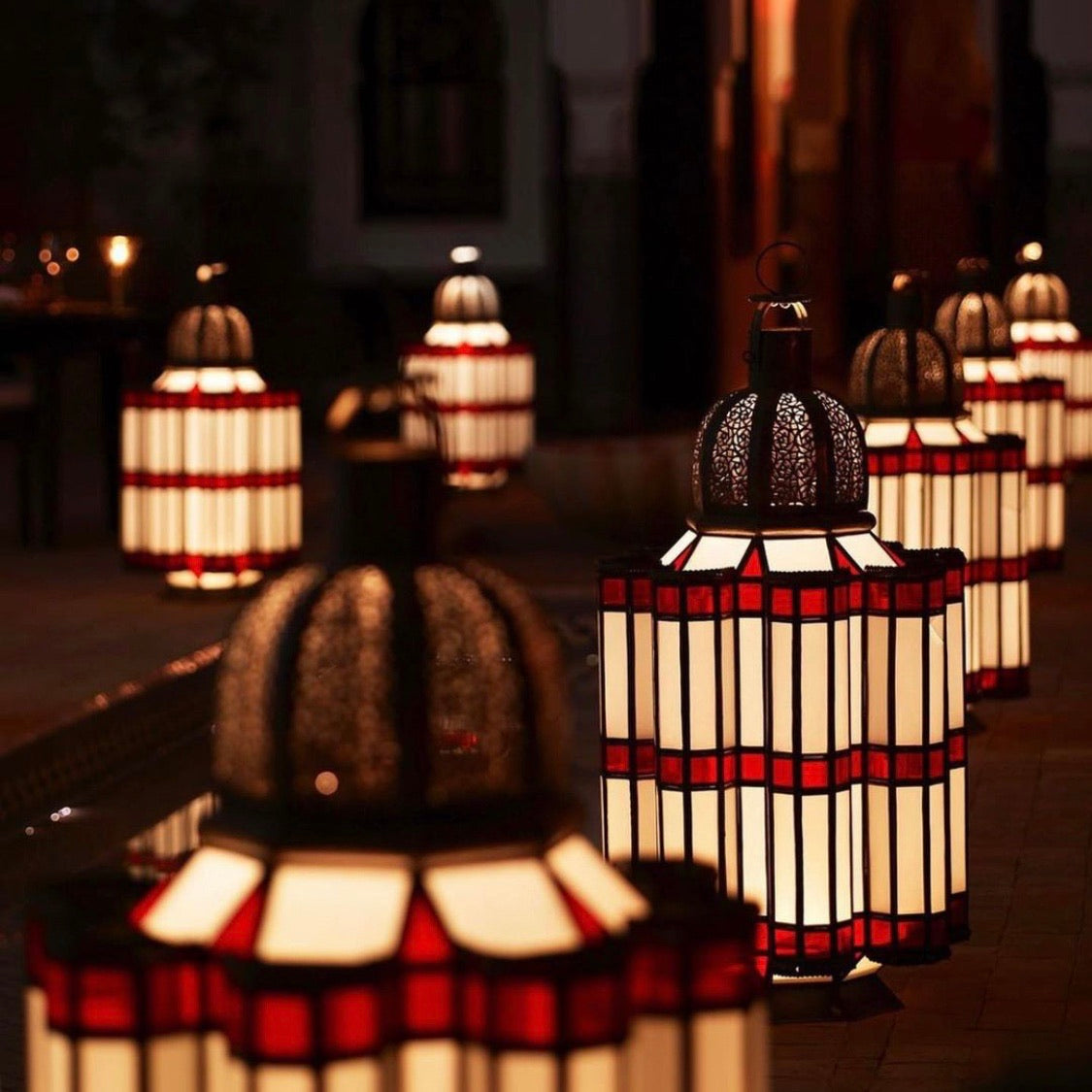 Moroccan Hanging Lantern - Large
