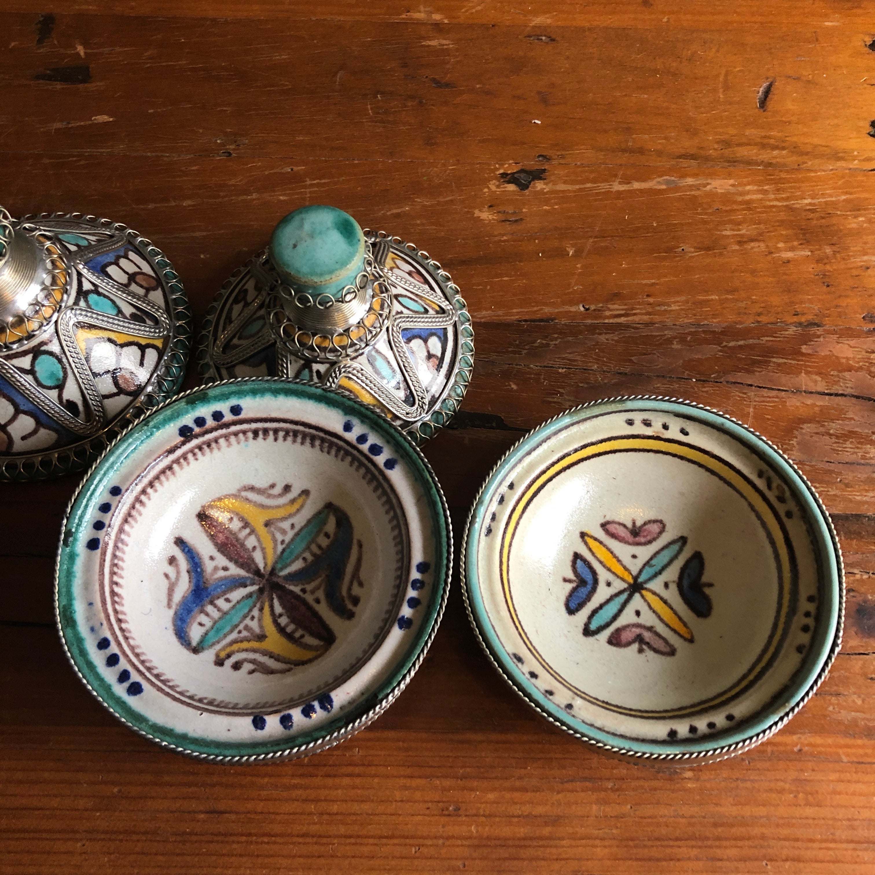 Tangier Mini Tagine with Silver Detail