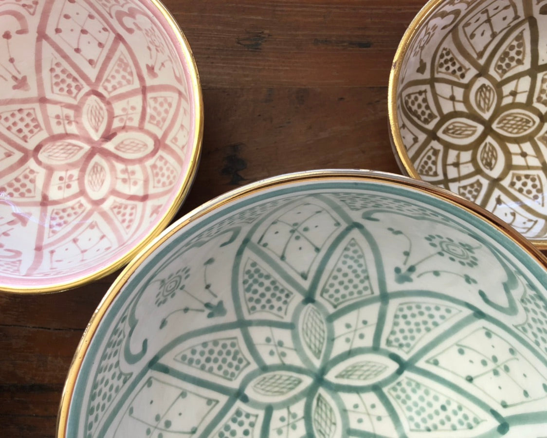 Pastel Safi Bowl - Large in Mint