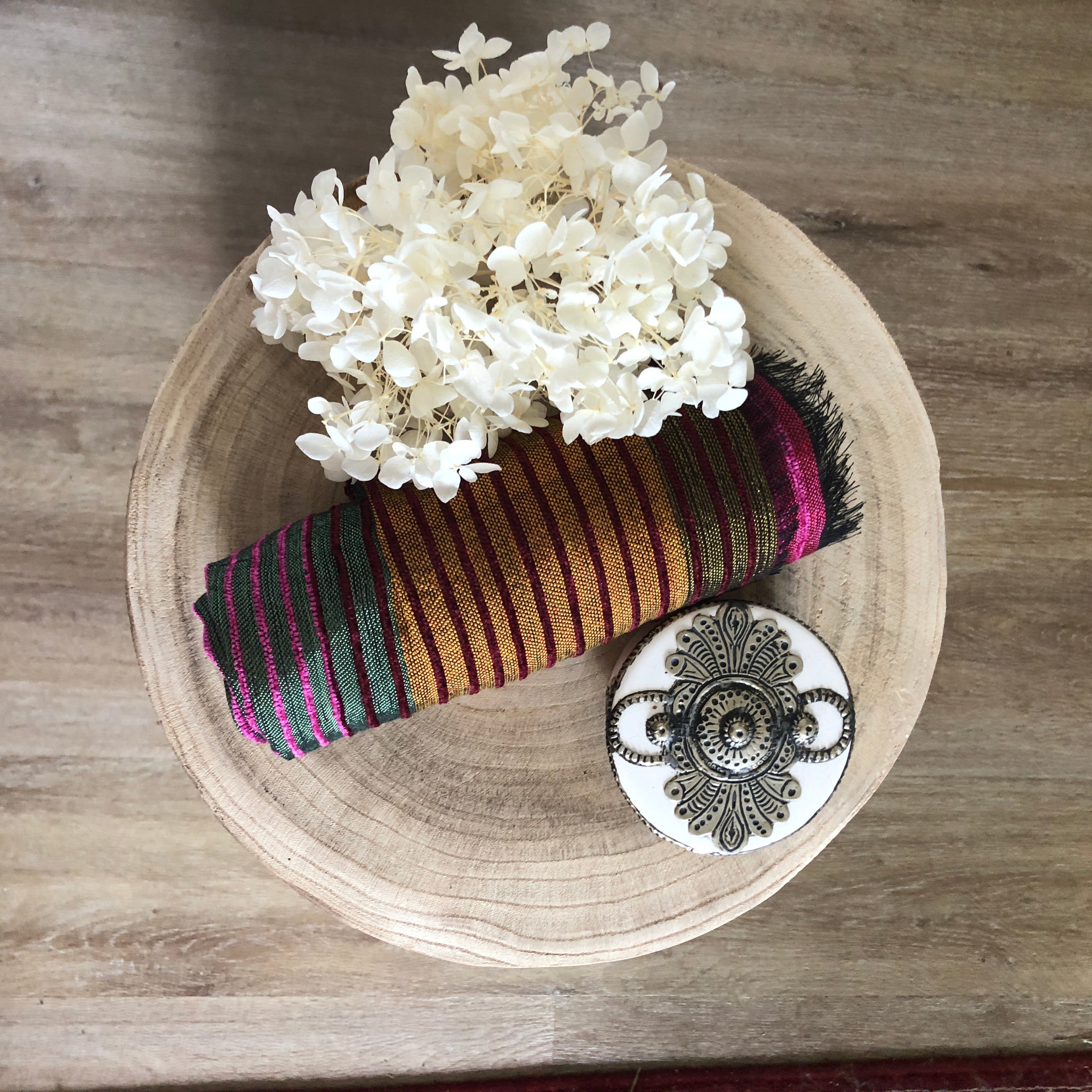 Cactus Silk Table Runner