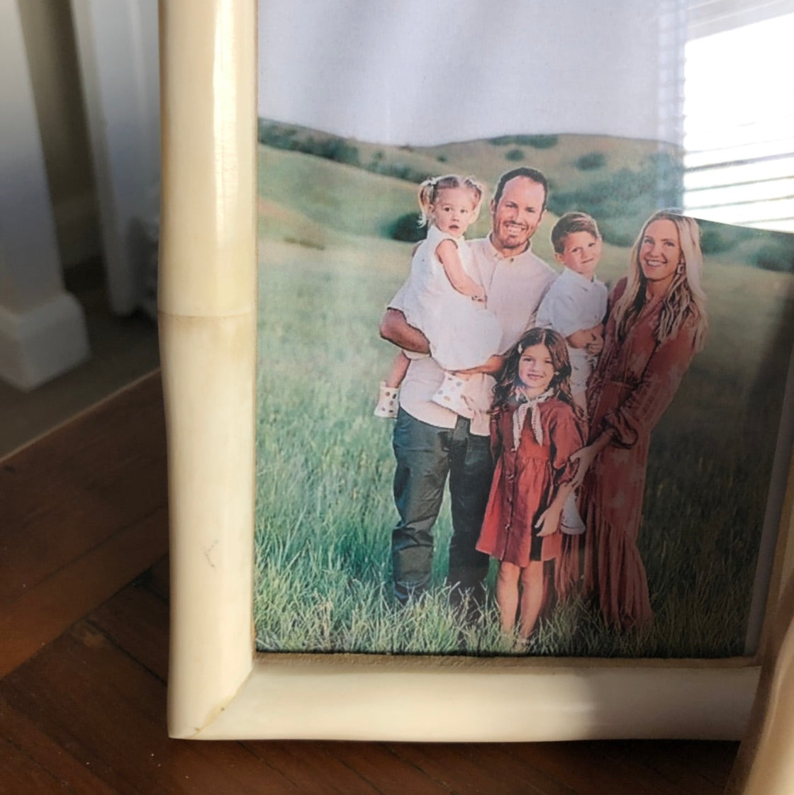 Chiffon Bone Picture Frame