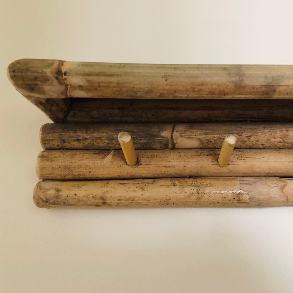 Natural Split Rattan Wall Shelf