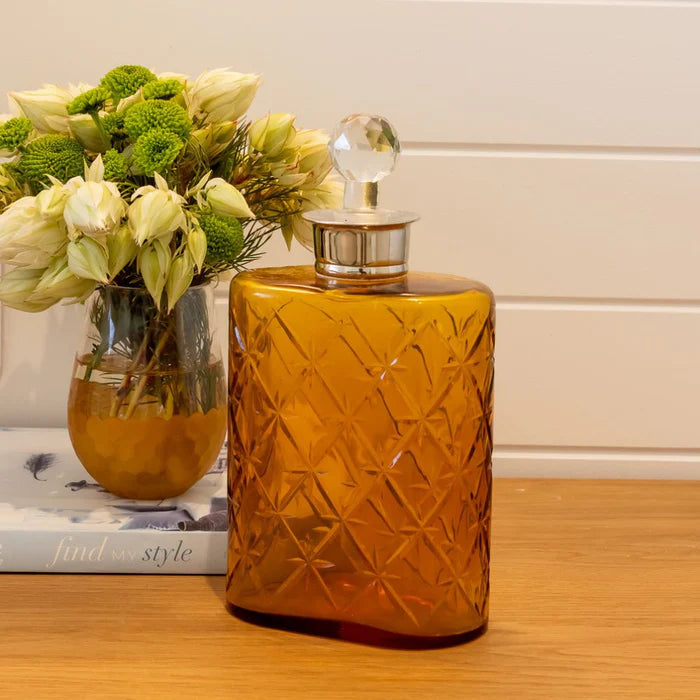 Oval Handcut Crystal Decanter