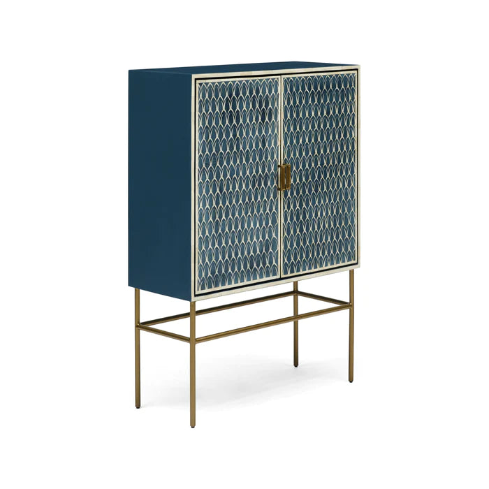 Raj Blue & Bone Inlay Buffet