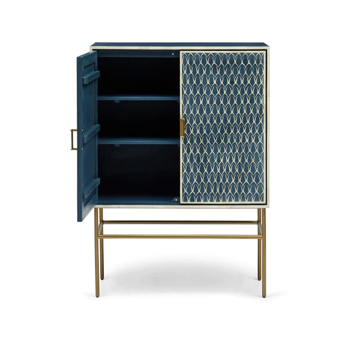 Raj Blue & Bone Inlay Buffet