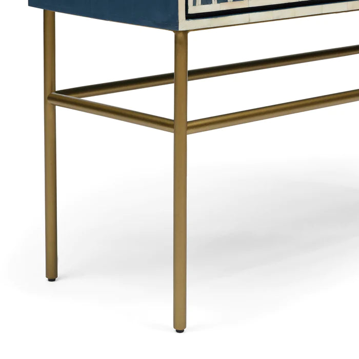 Raj Blue & Bone Inlay Buffet