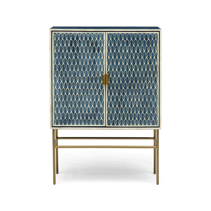 Raj Blue & Bone Inlay Buffet
