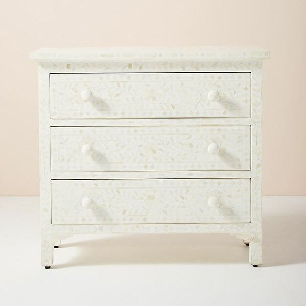 Insignia Bone Inlay 3 Drawer Chest