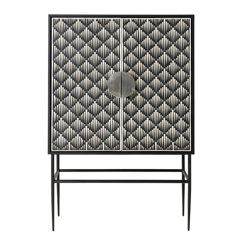 Tasma  Bone Inlay Cabinet