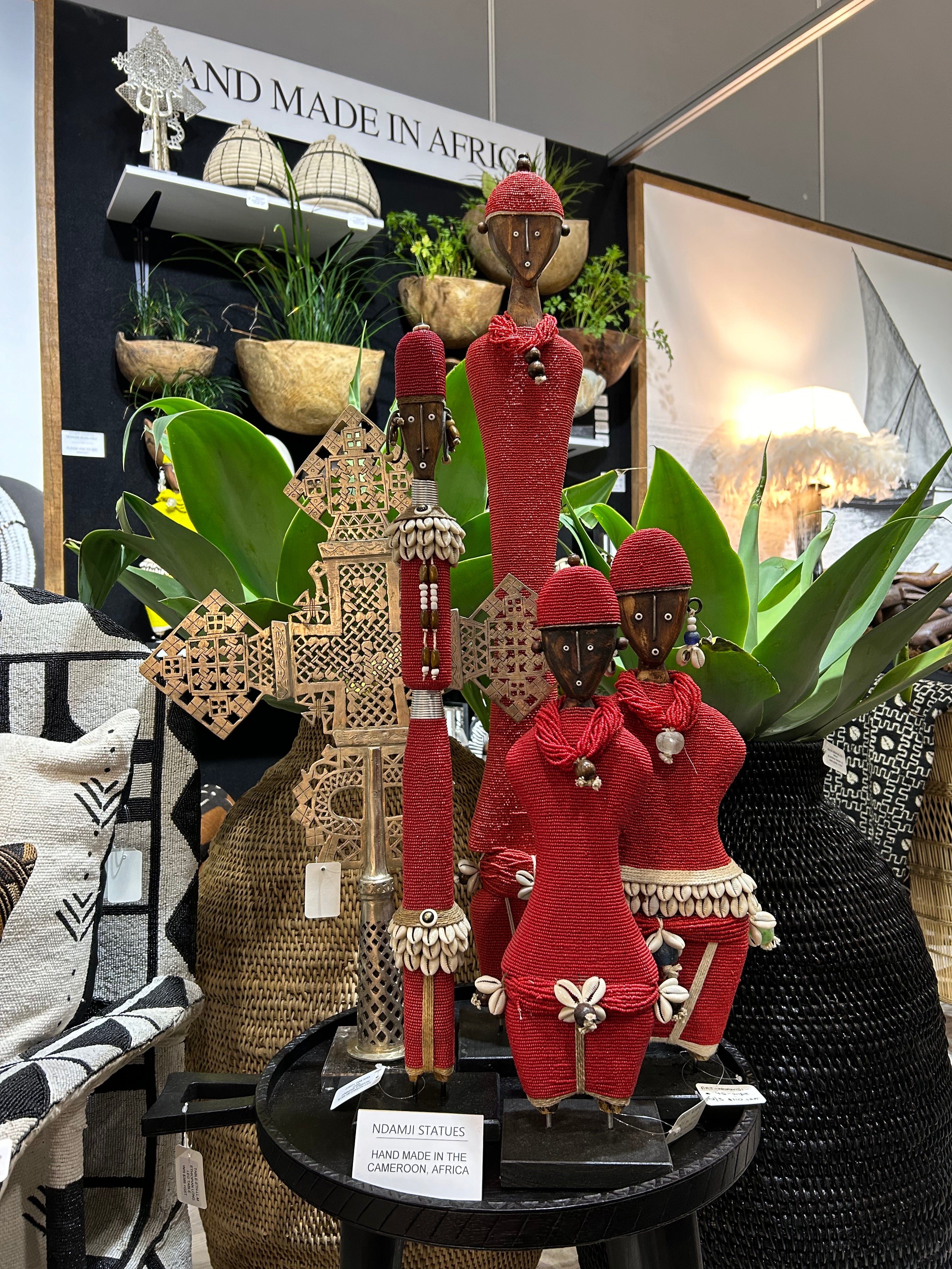 Ndamji Beaded Doll in Red
