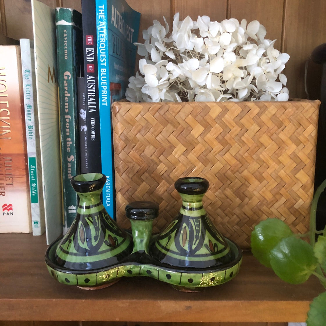 Maroc Mini Dual Tagine in Green