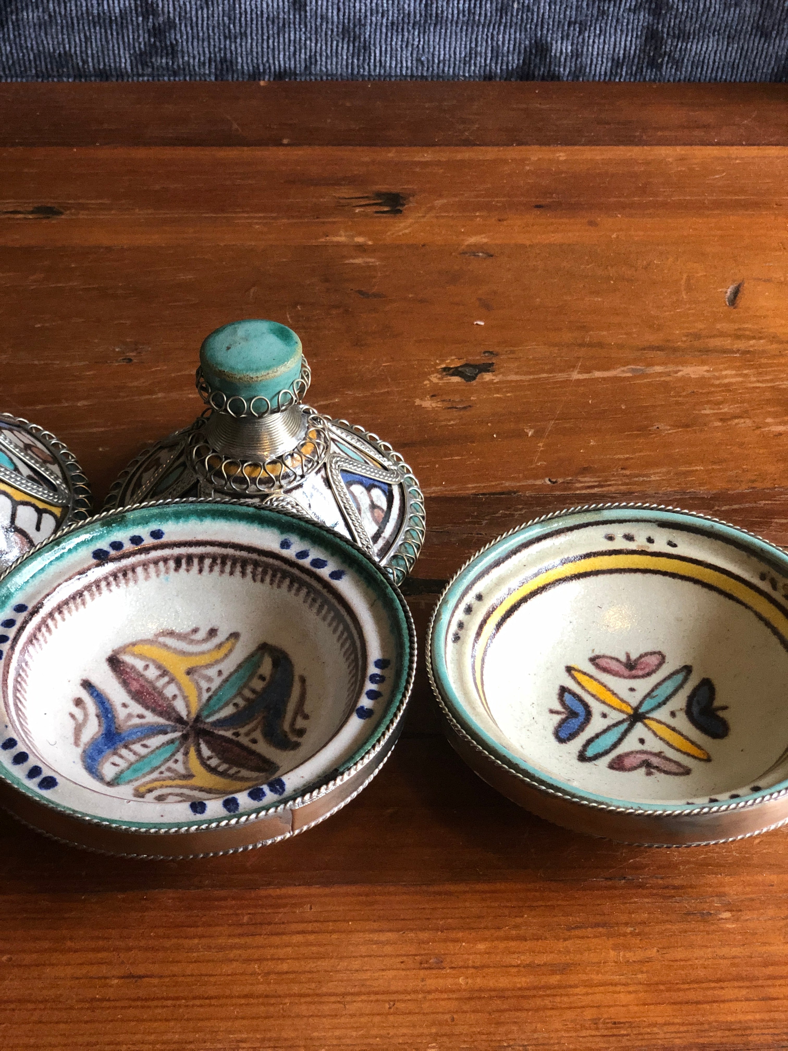 Tangier Mini Tagine with Silver Detail