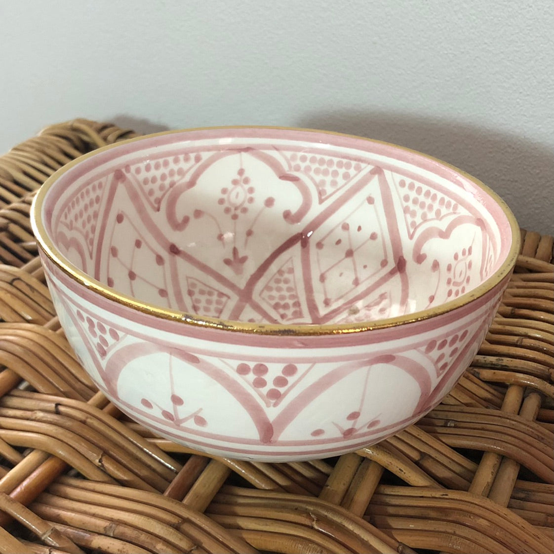 Genuine Rabat Safi Bowl - Large in Rose