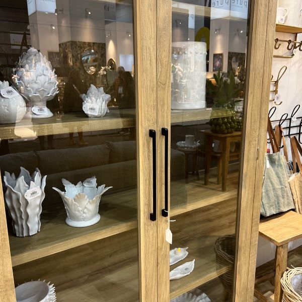 Palu Recycled Timber Display Cabinet