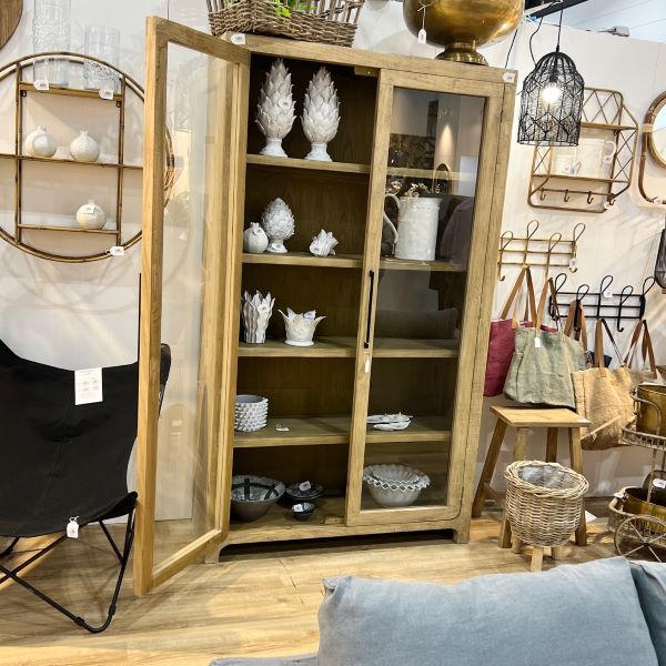 Palu Recycled Timber Display Cabinet