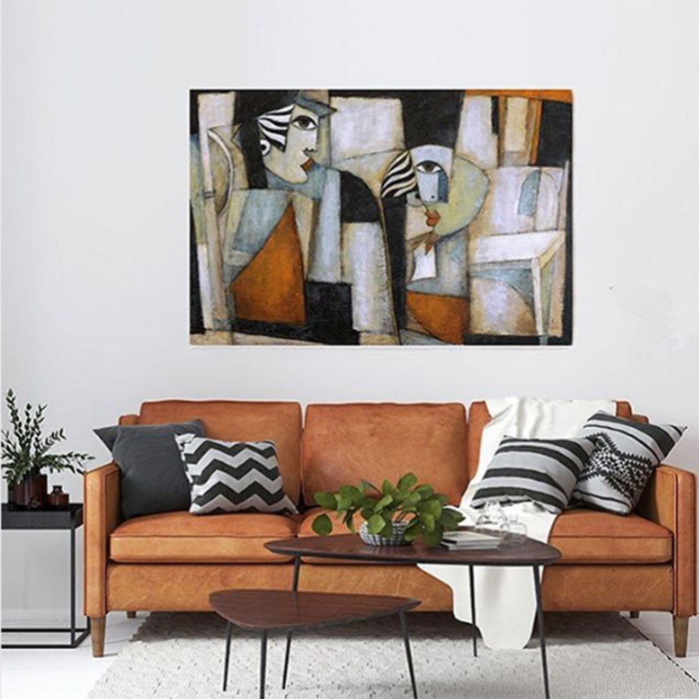Conclave In Orange Wall Art