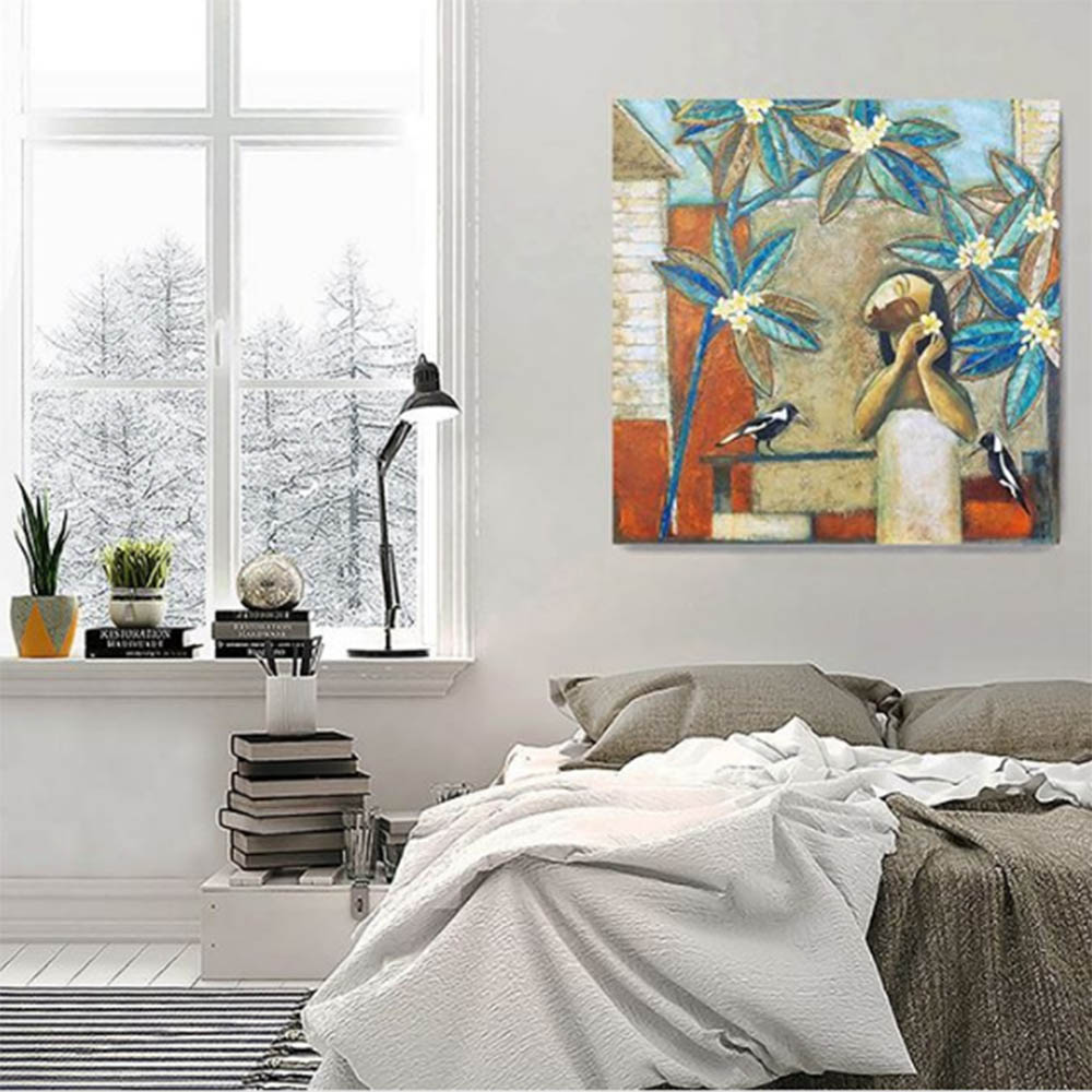 Solandra With Magpies Wall Art