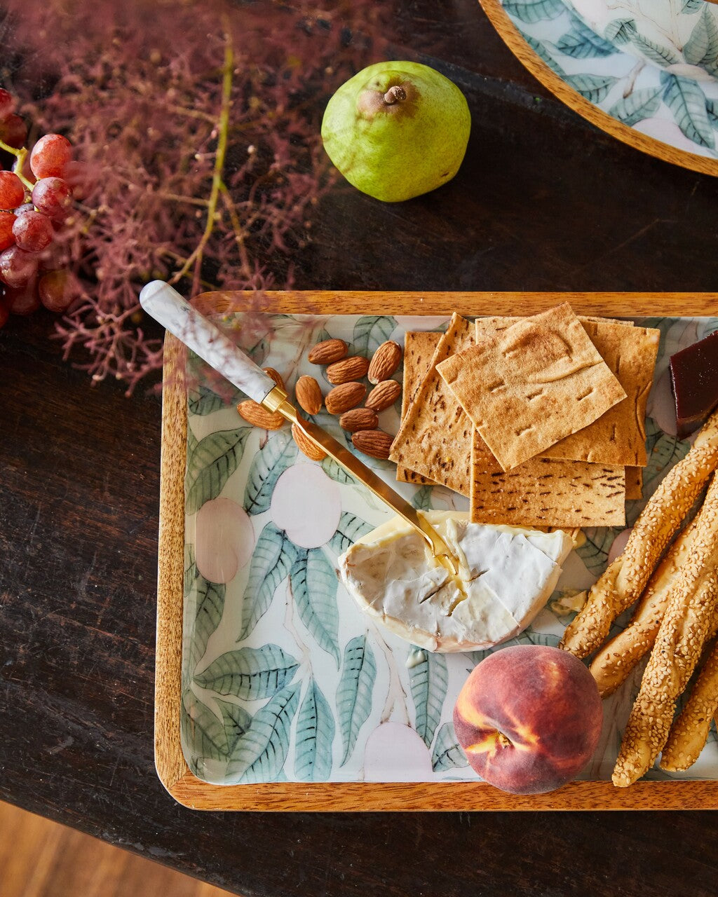 White Peach Platter
