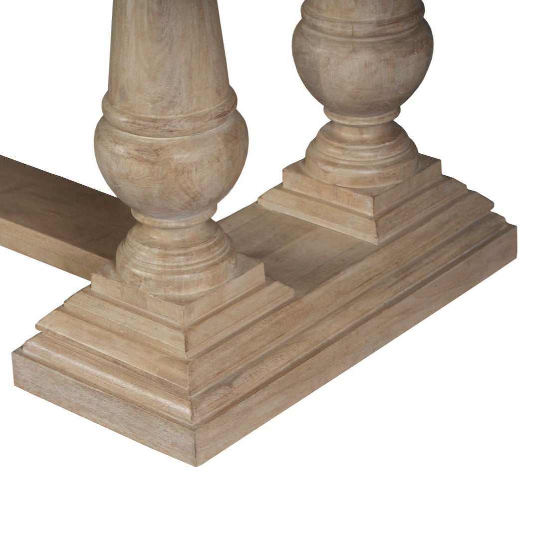 Laurent Dining Table in Biscuit