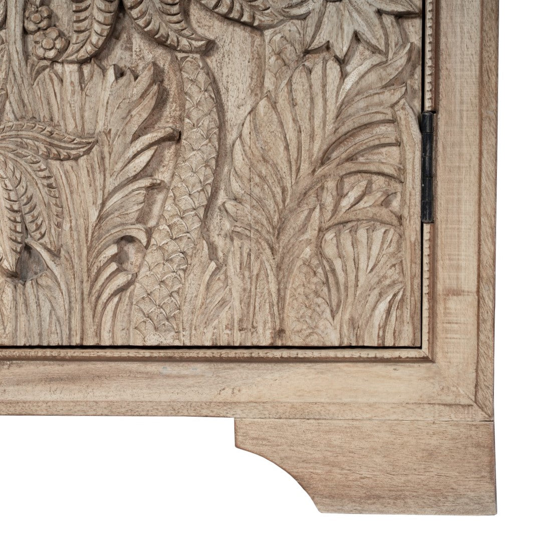 Castaway 2 Door Cabinet in Almond