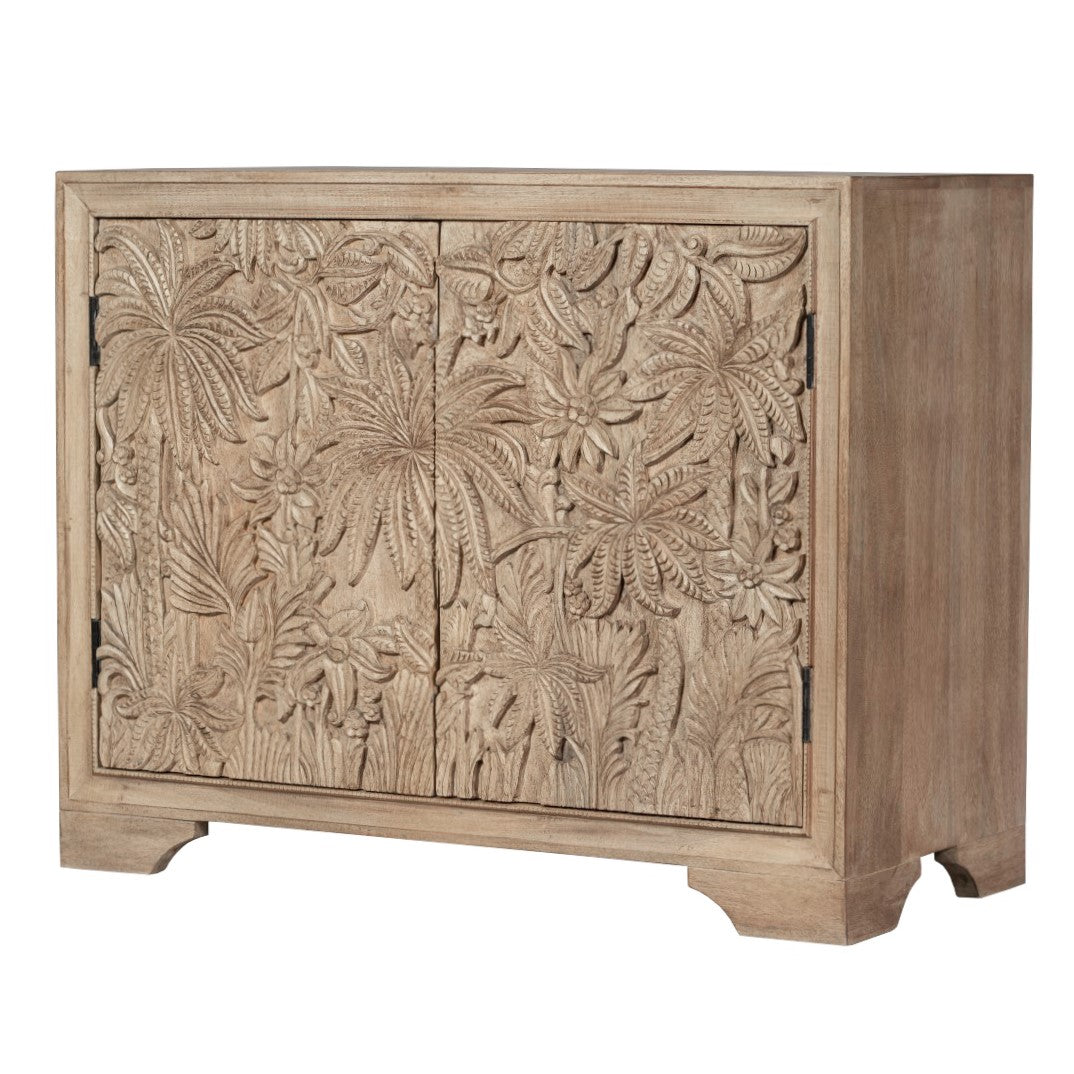 Castaway 2 Door Cabinet in Almond