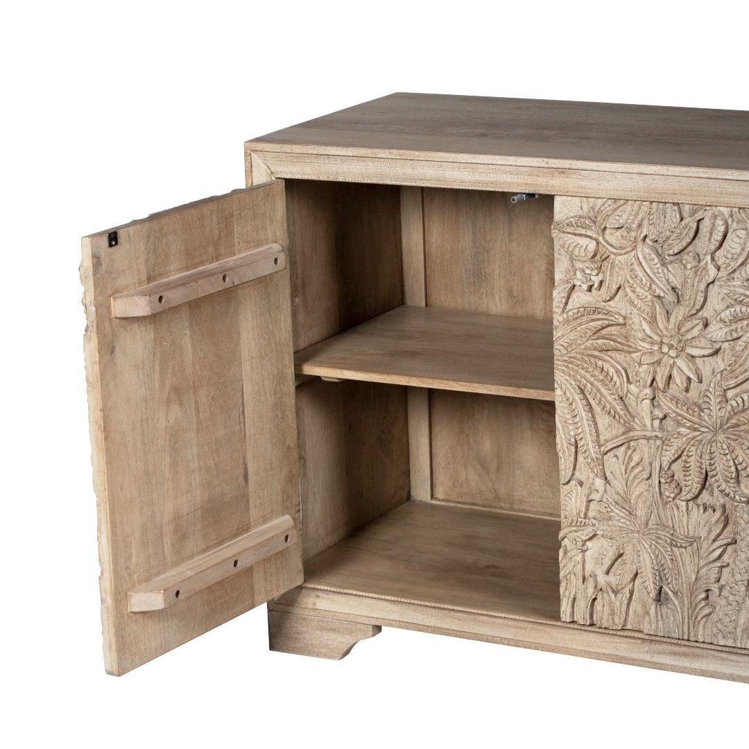 Castaway 2 Door Cabinet in Almond