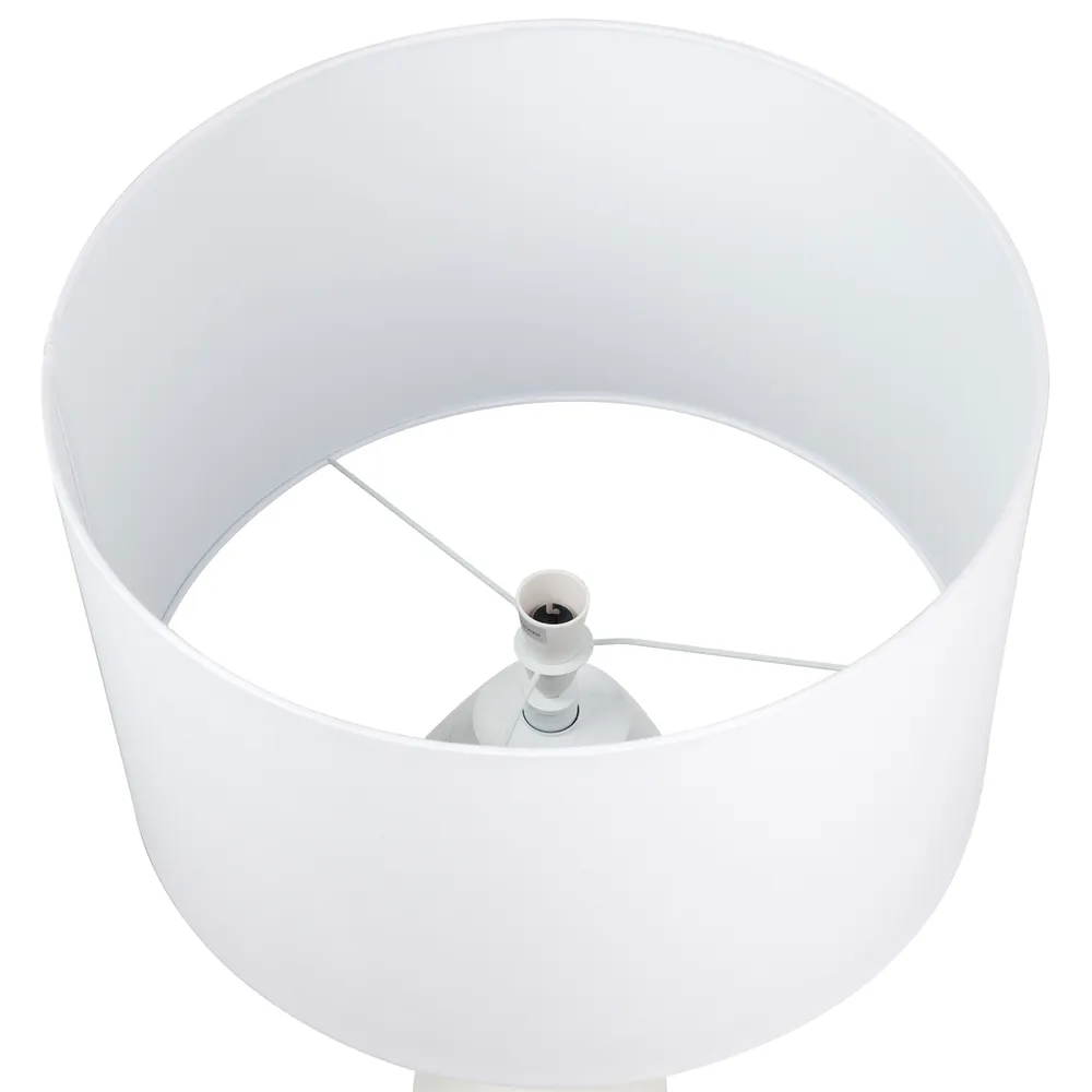 Abstract Floor Lamp in White