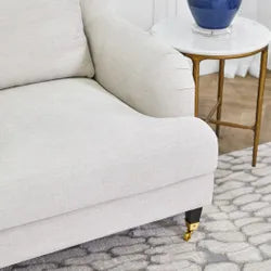 Aerin 3 Seater Sofa in Natural Linen