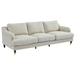 Aerin 3 Seater Sofa in Natural Linen
