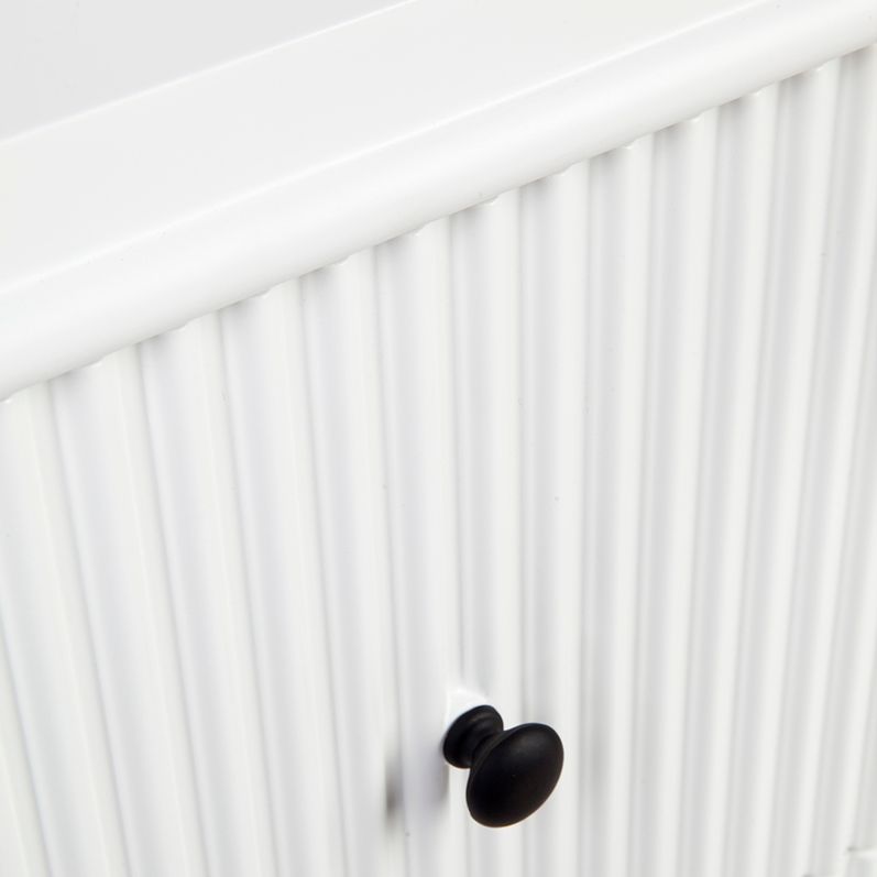 Arielle Bedside Table in White