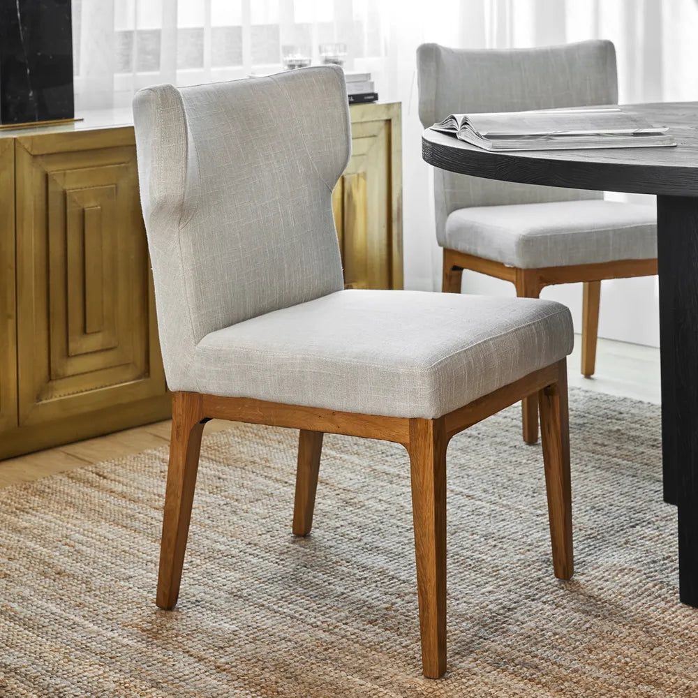 Ashton Natural Dining Chair in Natural - Set of Two