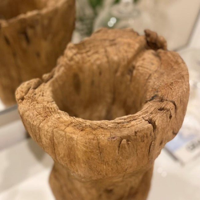 Attic Teak Pot