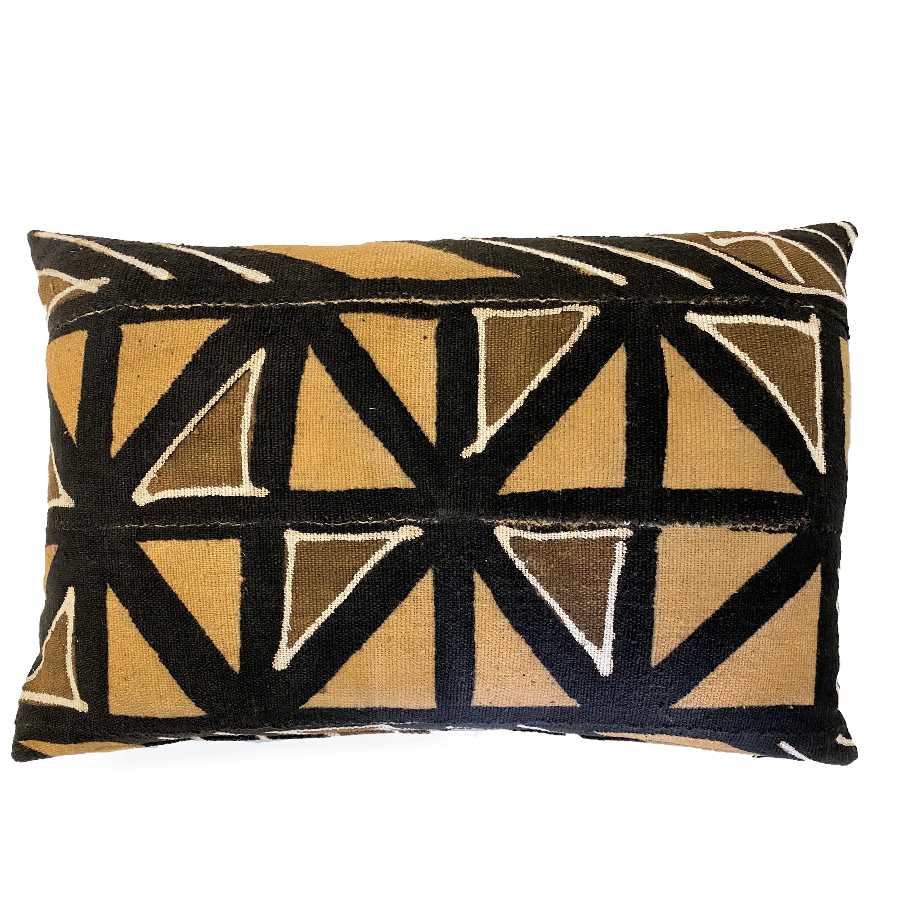 Authentic Earthtone Mudcloth Cushion (A)