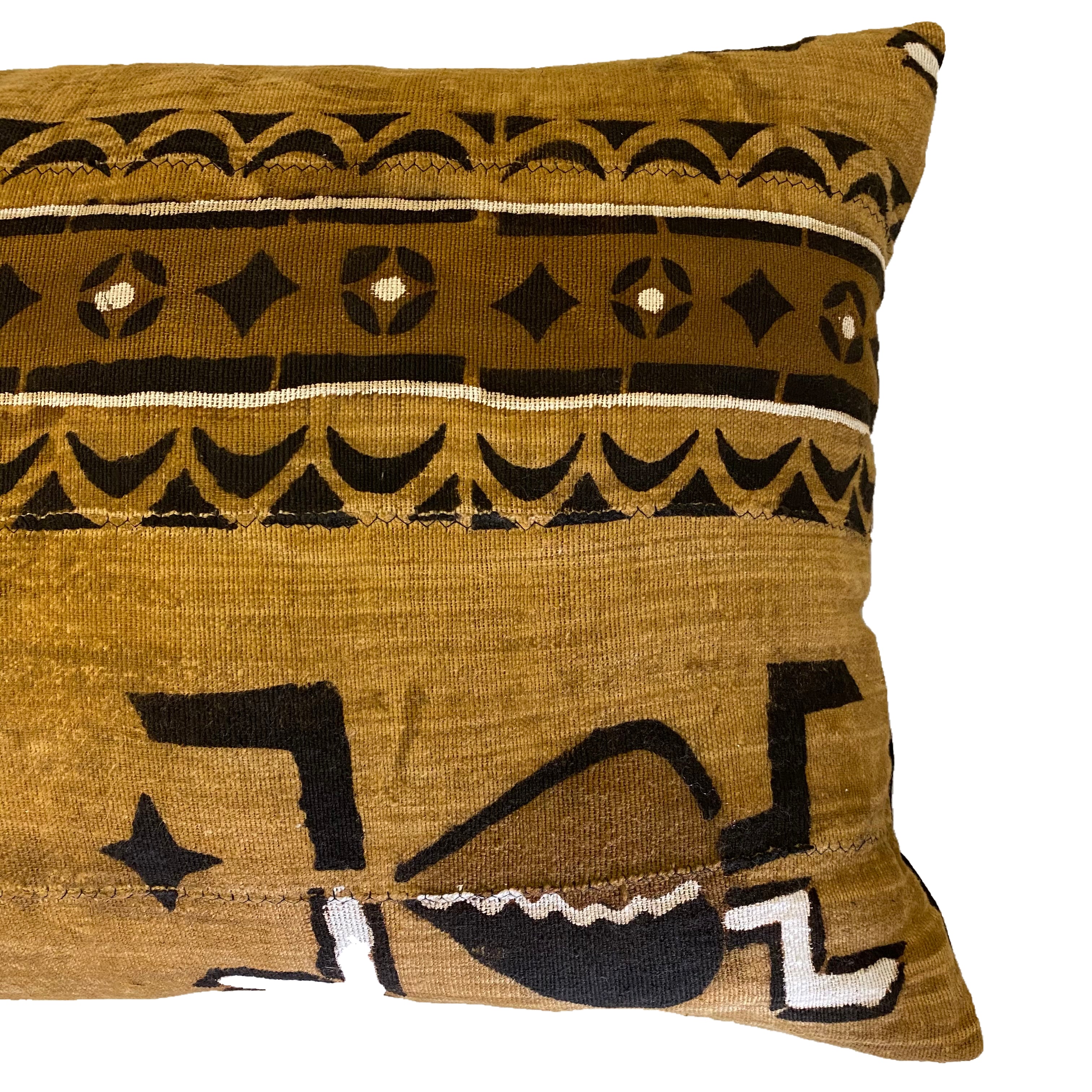 Authentic Earthtone Mudcloth Cushion (C)