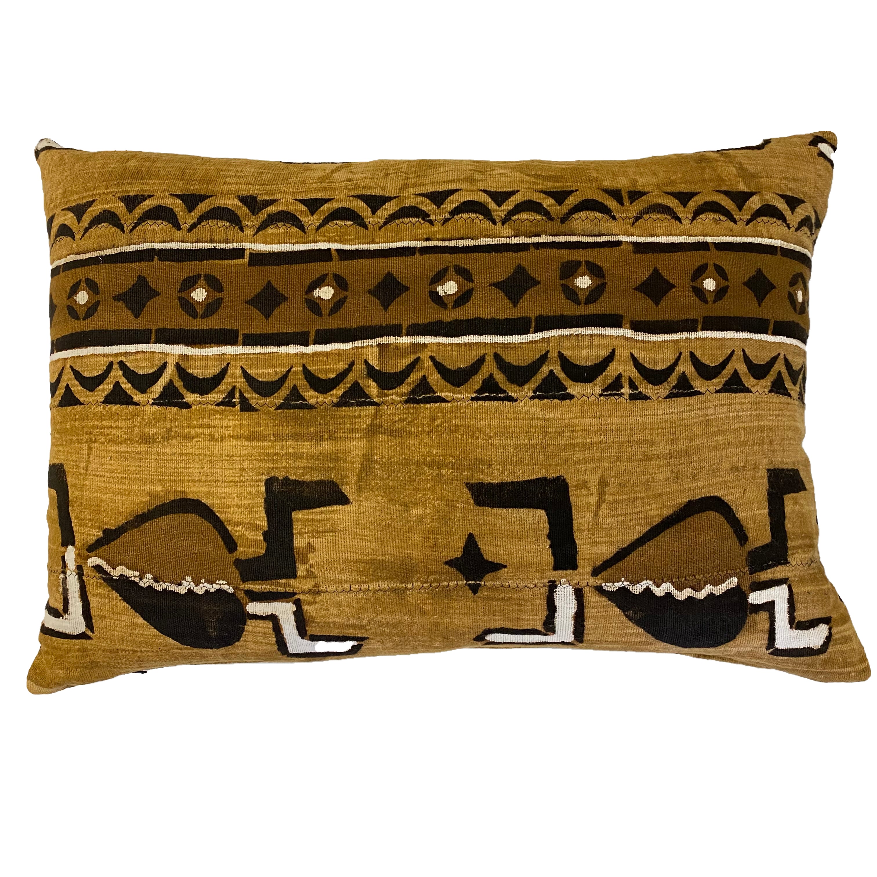 Authentic Earthtone Mudcloth Cushion (C)